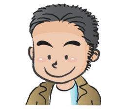 kind man sticker #14569692