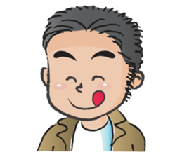 kind man sticker #14569697