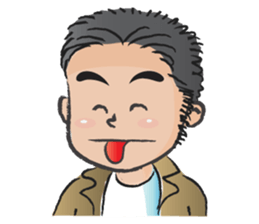 kind man sticker #14569699