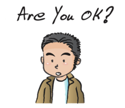 kind man sticker #14569706