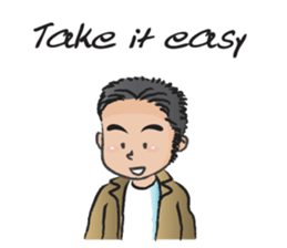 kind man sticker #14569708