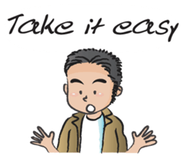 kind man sticker #14569712