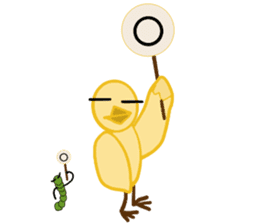 Little Bird & Mr. Caterpillar sticker #14569902