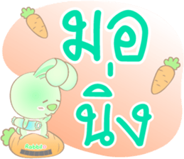 Rabbito : Happy Day sticker #14569986