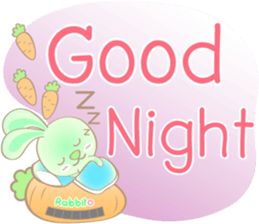 Rabbito : Happy Day sticker #14569988