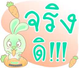 Rabbito : Happy Day sticker #14570010
