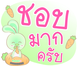 Rabbito : Happy Day sticker #14570011