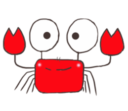 Loose crab2 sticker #14570378