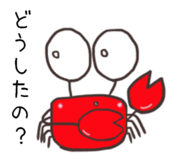 Loose crab2 sticker #14570391