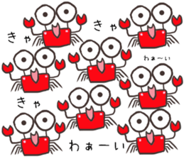 Loose crab2 sticker #14570409