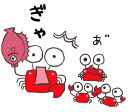 Loose crab2 sticker #14570412