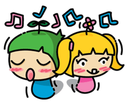 Happa & Hana sticker #14570487