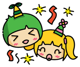 Happa & Hana sticker #14570489