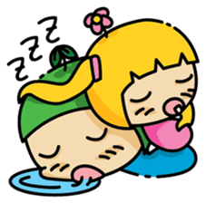 Happa & Hana sticker #14570490