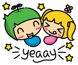 Happa & Hana sticker #14570492
