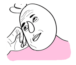 Mr. 3's face sticker #14571336