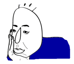 Mr. 3's face sticker #14571338