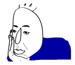 Mr. 3's face sticker #14571338