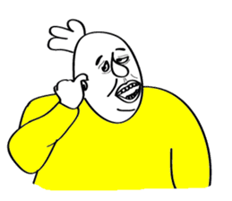 Mr. 3's face sticker #14571339