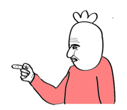 Mr. 3's face sticker #14571341