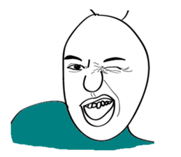 Mr. 3's face sticker #14571342