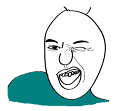 Mr. 3's face sticker #14571342