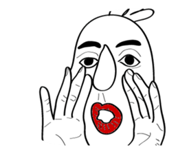 Mr. 3's face sticker #14571343