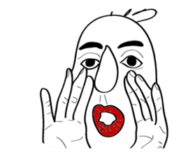 Mr. 3's face sticker #14571343