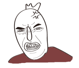 Mr. 3's face sticker #14571344