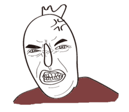 Mr. 3's face sticker #14571344