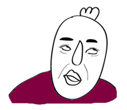 Mr. 3's face sticker #14571346