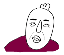 Mr. 3's face sticker #14571346