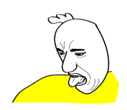 Mr. 3's face sticker #14571348