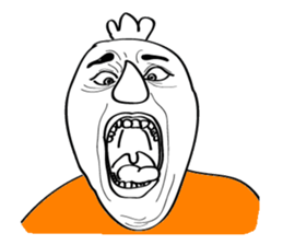 Mr. 3's face sticker #14571349