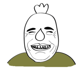 Mr. 3's face sticker #14571351