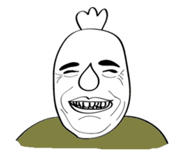 Mr. 3's face sticker #14571351