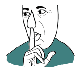 Mr. 3's face sticker #14571353