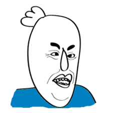 Mr. 3's face sticker #14571355