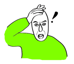 Mr. 3's face sticker #14571359