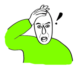 Mr. 3's face sticker #14571359