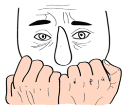 Mr. 3's face sticker #14571366