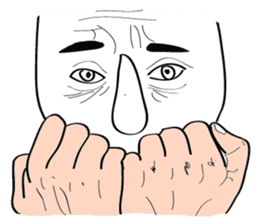 Mr. 3's face sticker #14571366