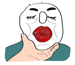 Mr. 3's face sticker #14571367