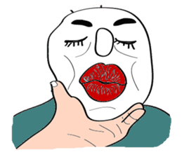 Mr. 3's face sticker #14571367