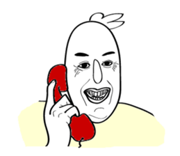 Mr. 3's face sticker #14571373