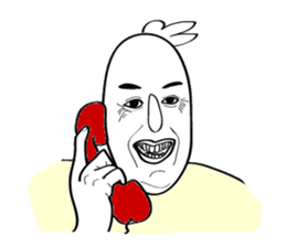 Mr. 3's face sticker #14571373