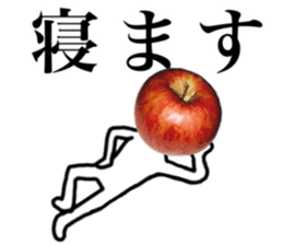 cute apple sticker sticker #14571405
