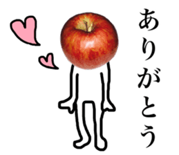 cute apple sticker sticker #14571411