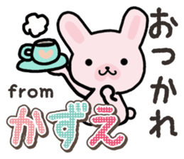 Ham-Usa for Kazue sticker #14571502