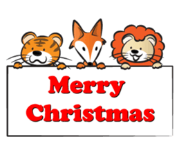 Animals&card sticker #14572010